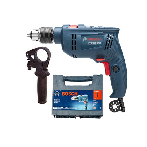 [1B6-0G2] Taladro 1/2&quot; BOSCH GSB 550 RE 550 Watts / BOSCH-12-A-2-A