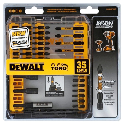 [DWA2NGFT35IR] Kit de Puntas Magneticas 35 Piezas / FLEX TORQ /DWA2NGFT35IR / DEWALT-TABLA-7