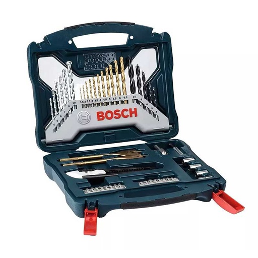 [2607017406] Juego de 50 Piezas X- LINE BOSCH AZUL / TITANIO / BOSCH-8-B-2-B