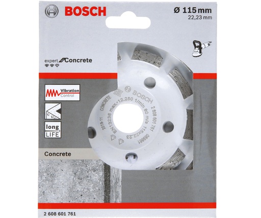 [2608601761] Copa de Diamante 4 1/2" BOSCH / Doble Fila / BOSCH-TABLA-6