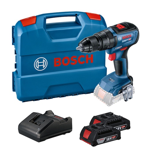 [19H5] Taladro inalambrico 18 BOSCH Voltios GSB 18V-50 + PERCUCION / BOSCH-7-E-2