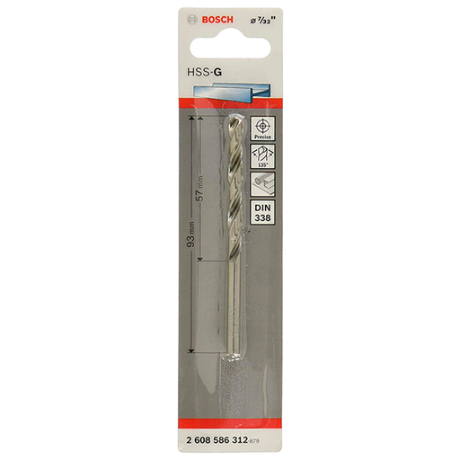 [2608586312] Broca Metal Madera HSS BOSCH 7/32&quot;  BLISTER / BOSCH-TABLA-6