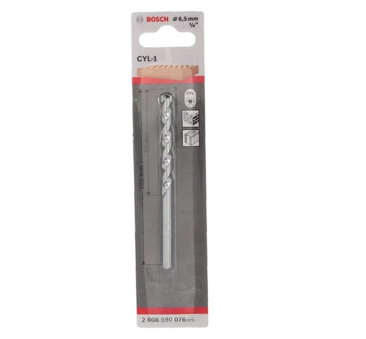 [2608590076] Broca Concreto BOSCH CYL- 6.5 MM - 1/4  BLISTER / BOSCH-TABLA-6