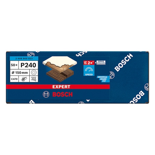 [2608900923] Lija Circular Gex Top BOSCH 6" G240 / 6 Hoyos / EXPERT / BOSCH-