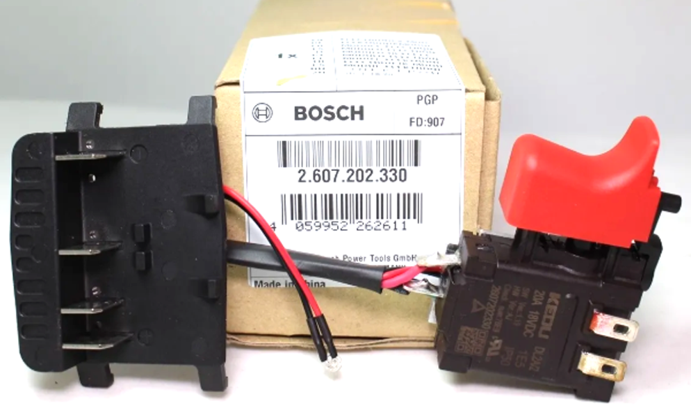 Interrupteur Pour Perceuse Bosch GSB180-LI GSR18V-190 - Réf 2607202330 - Neuf SODIAL