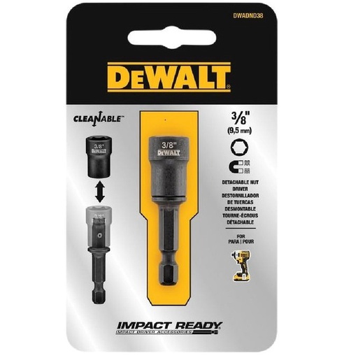 [DWADND38] Soporte Magnetico para Tornillo Pulsar de 3/8" / IMPACT READY / DEWALT-5-C-2-B-1