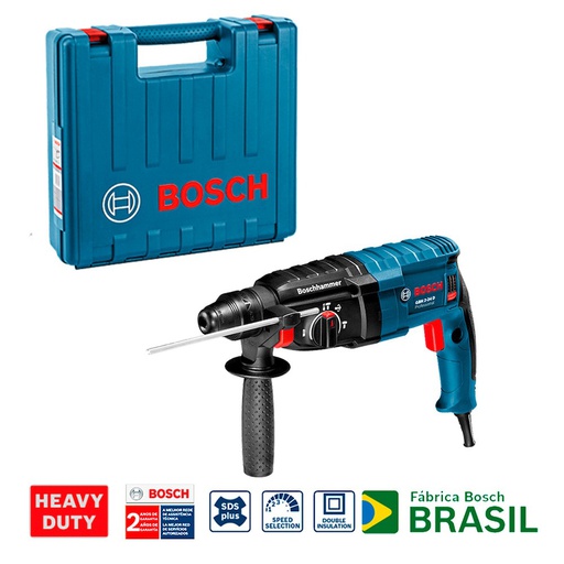 [12A0-0G0] Martillo Perforador 2 KG GBH 2-24 D ( 0 611 2A0 0G0 ) / BOSCH-12-C-2
