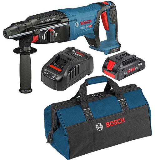 [1916-CORE] Martillo Perforador 2 KG GBH 18V-26 D / 1-BATERIA PROCORE 4 AMP /BOSCH-