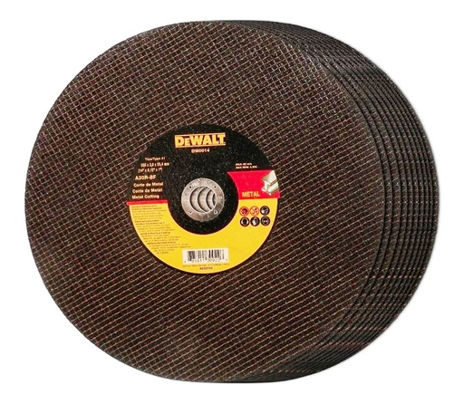 [DW0014] Disco abrasivo 14" corte metal  1M / 3.0 mm / DEWALT-PASILLO-5-FONDO