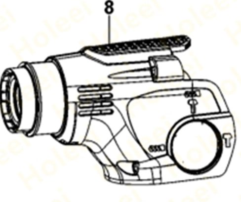 [N544044] Carcasa de Engranaje Rotomartillo D25333K-B3 / DEWALT-3-B-2-B-3