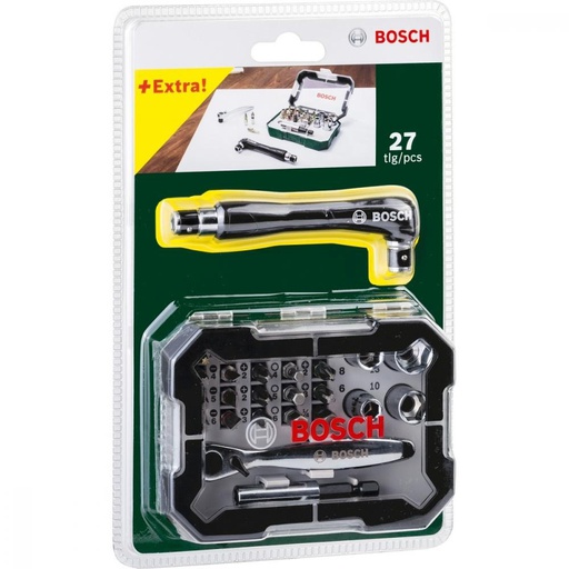 [2607017393] Juego de 27 Piezas X- LINE BOSCH VERDE / BOSCH-TABLA-5
