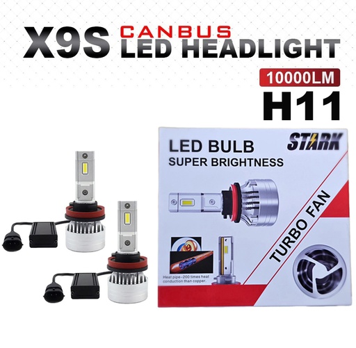 [A014694] Bombilla LED STARK / H11 / 9,6-55 V / 10,000LM / CON CANBUS / BOSCH-10-D-1