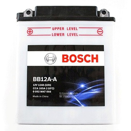 [0092M47066] Bateria Moto BB12A-A / YB12A-A / 12 Ah / BOSCH