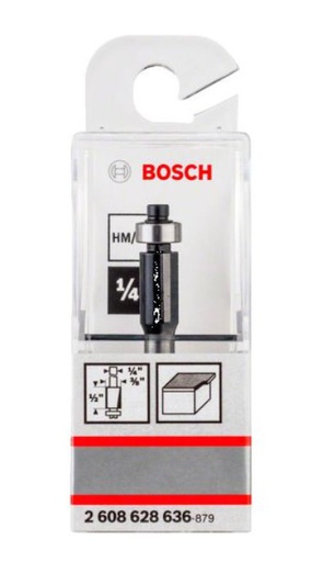 [2608628636] Fresa Router Copiado 1/4" x 3/8"  / BOSCH-