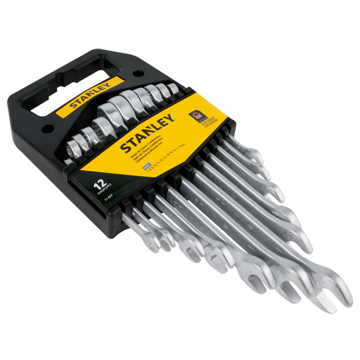 [71-607] Llaves Combinadas METRICAS 12 Piezas / 7, 8, 9, 10, 11, 12, 13, 14, 15, 16, 17, 19 MM. STANLEY / DEWALT-TABLA-1