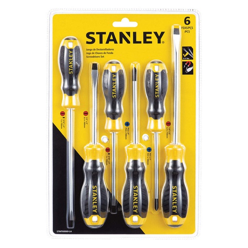 [STMT60060-LA] Desarmadores KIT STANLEY de 6 PZAS / PHILIPS CASTIGADERA / DEWALT-TABLA-2