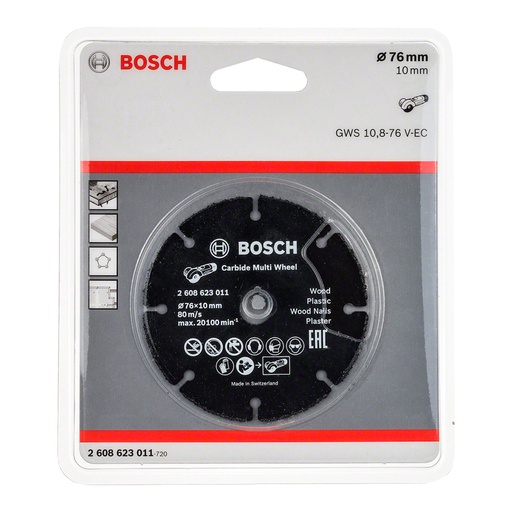 [2608623011] Disco de diamante 3" BOSCH Corte Madera / Metal / Platico / MULTI WHEEL / BOSCH-TABLA-6