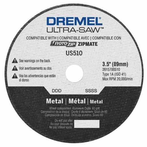 [US510] Rueda Dremel US510 / METAL / BOSCH-