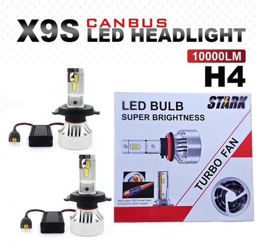 [A014690] Bombilla LED STARK / H4 / 9,6-55 V / 10,000LM / CON CANBUS/ BOSCH-