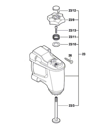 [2610050164] Carcasa Dremel MM35 / BOSCH-3-E-2-C