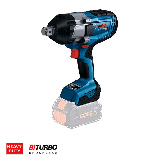 [19J8] Pistola de Impacto 3/4&quot;  GDS 18V-1050 H / 1050 NM / BITURBO / BARETOOL / BOSCH-