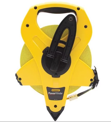[34-776S] Cinta Larga, Fibra de vidrio, 1/2" x 100 Metros STANLEY / DEWALT-TABLA B2