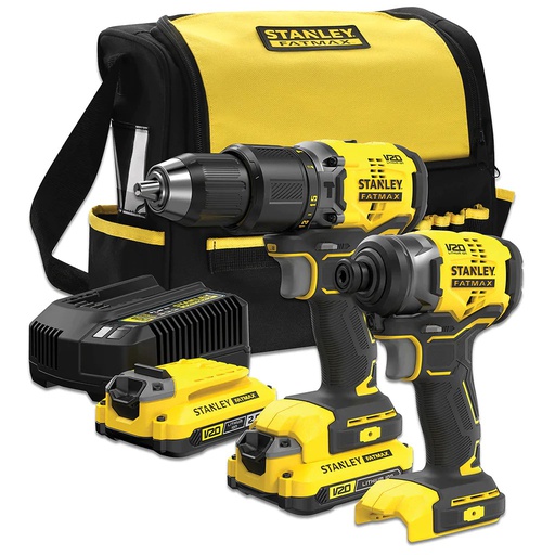 [SBDI461D2S-B3] Combo Taladro SBD715+SBI810 / 2 Bateria 1 Cargador / 20 Volt / STANLEY / DEWALT-1-E-2-B