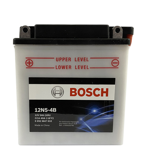 [0092M47032] Bateria Moto 12N5-4B / BOSCH / 5 Ah / BOSCH-