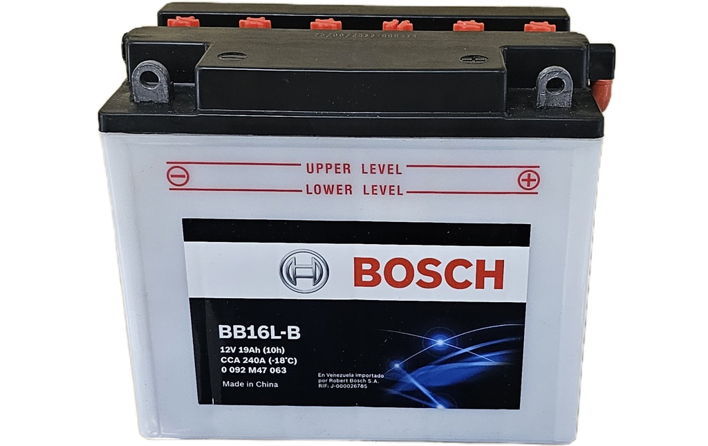 Bateria Moto BB16L-B / YB16L-B / 19 Ah / BOSCH | CONSTRUHERRAMIENTAS