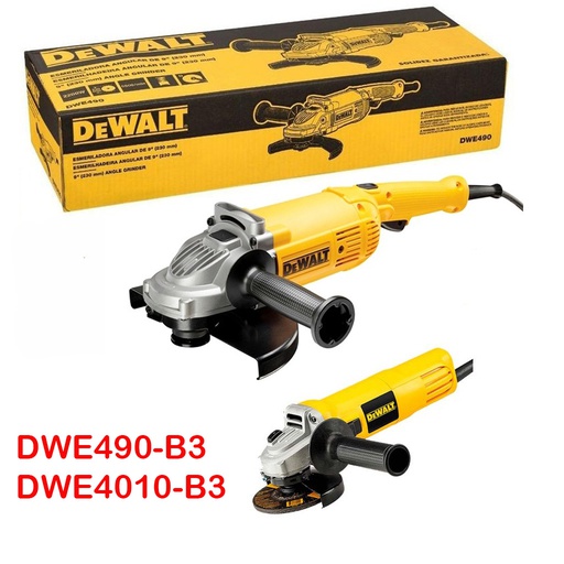 [DWE490-4010] Amoladora 9&quot; DEWALT DWE490 3.0 HP COMBO + DWE4010 / DEWALT-