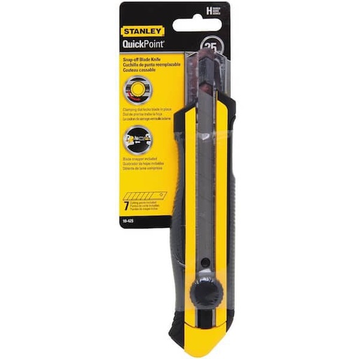 [10-425] Cuchilla Bimaterial SNAP-OFF, DYNAGRIP / 1&quot; /STANLEY / DEWALT-TABLA-3