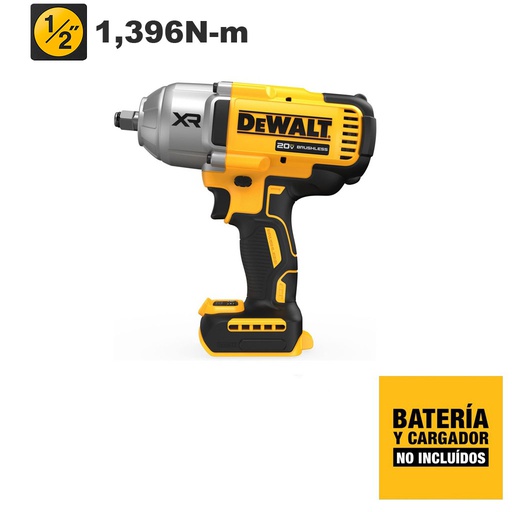 [DCF900B] Pistola de Impacto 1/2" DCF900B / 1,396 Nm / BARETOOL / DEWALT-4-E-2-H