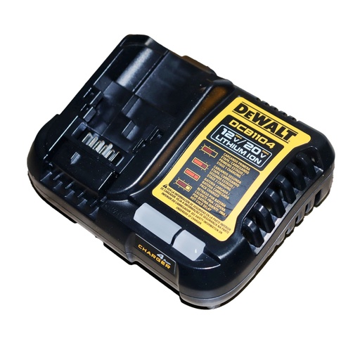 [DCB1104] Cargador Bateria DEWALT 12V 20V 60V / FLEXVOLT / 4 Amp HORA / DEWALT-4-B-1-B-1