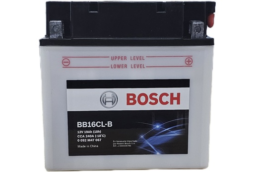 [0092M47067] Bateria Moto BB16CL-B / YB16CL-B / 19 Ah / BOSCH
