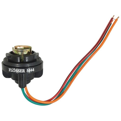 [5444] Socket / Bombilla / FLOSSER / 2 Contactos / 12V BAY15D / BOSCH-9-B-1-E-4