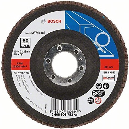 [2608606753] Disco Laminado 4/12&quot; G.60 / METAL / EXPERT / BOSCH-7-D-3