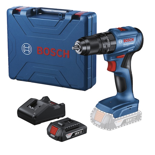 [19K3-1G1] Taladro inalambrico 18V BOSCH GSB 185-LI + PERCUCION / 1- BATERIA / BOSCH-