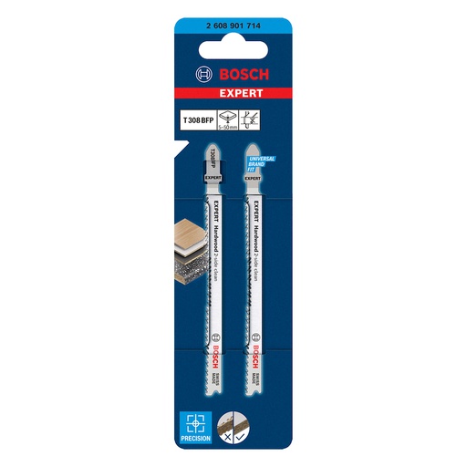 [2608901714] Sierra / 'Cuchilla para Caladora T308BFP 3U / LAMINADOS / CURVOS / EXPERT / BOSCH-11-D-2