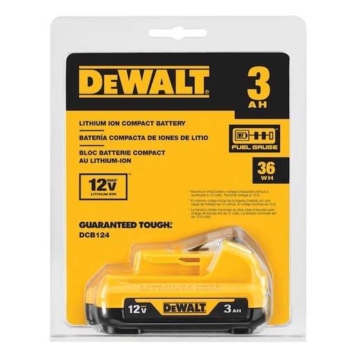 [DCB124] Bateria DEWALT 12 V / LITHIUM / 3.0 AH / DEWALT-