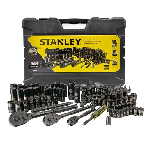 [STMT74084] Juego / Dados / Cubos de Mecanico / 143 Piezas / STANLEY / DEWALT-2-E-3-D