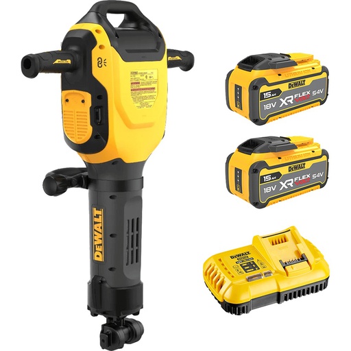 [DCH966Z2] Martillo Demoledor 15 KG DEWALT HEXAGONAL 1 1/8&quot; / 60 V FLEXVOLT / MOTOR BRUSLESS / 41 Joules  / DEWALT-
