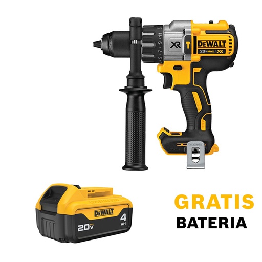 [DCD996B-OF1] Taladro inalambrico 20 V DEWALT / BARETOOL / GRATIS DCB204 / DEWALT-(B2)-PISO-2(1-C-3-B)