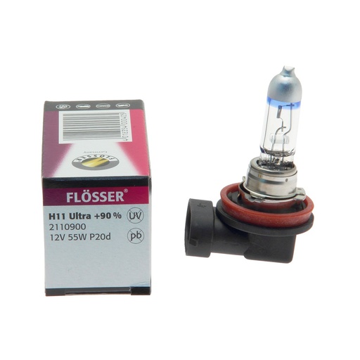 [2110900] Bombilla FLOESSER / H11 / 12V / 55 W / ULTRA +90% / BOSCH-4-D-3-E