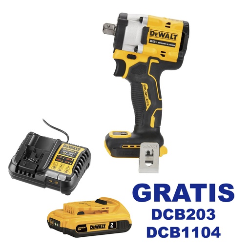 [DCF922B-OF] Pistola de Impacto 1/2&quot; DCF922B / BARETOOL / DEWALT-