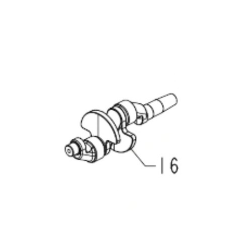 [E110570] Compresor REP. Cigueñal C6037 / CE6037 / CAMPBELL HAUSFELD / BOSCH-PISO-ENTRADA