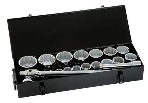 [87-557] Juego / Dados / Corto 3/4&quot; / 21 Piezas 12 puntos / Pulgadas/ STANLEY / DEWALT-