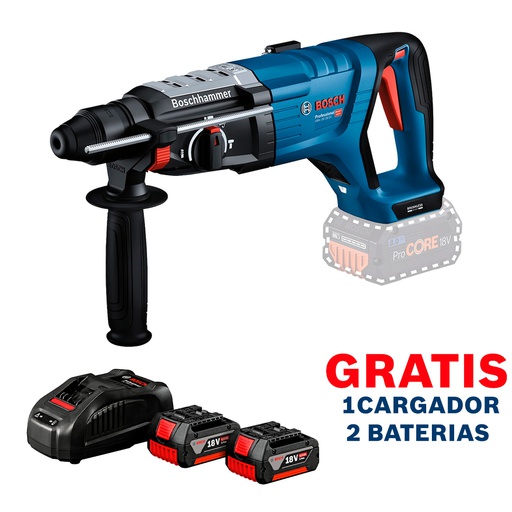 [1919-000] Martillo Perforador 2 KG GBH 18V-28 DC / BARETOOL / GRATIS 2-BATERIA + 1-CARGADOR  / BOSCH- 7-A-5-A
