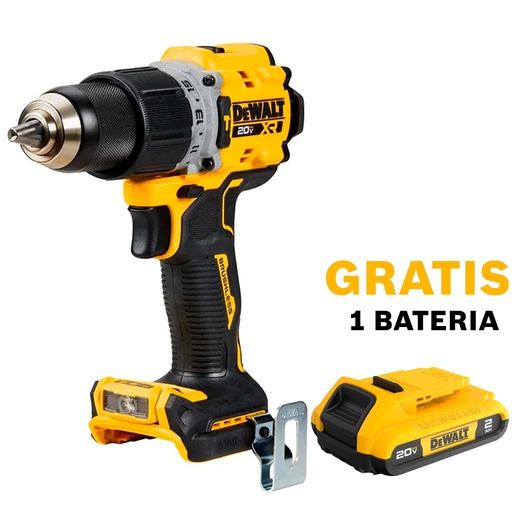 [DCD805B-OF1] Taladro inalambrico 20 V DEWALT / BARETOOL / GRATIS DCB203 / DEWALT-(2)