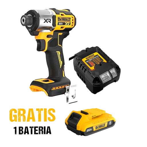 [DCF845B-OF1] Atornillador de Impacto 20 V DEWALT / BARETOOL / GRATIS DCB203 / DEWALT-(B2)-PISO-2