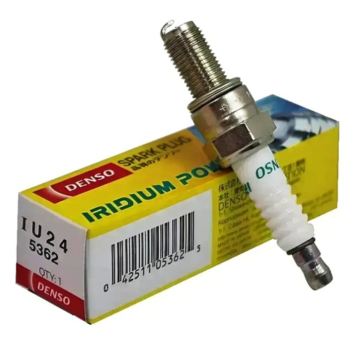 [IU24] Bujia MOTO IU24 IRIDIO DENSO / DISCOVER, PULSAR, XCD, SUSUKI GN125 / BOSCH UR2CC / NGK CR8EIX / BOSCH-